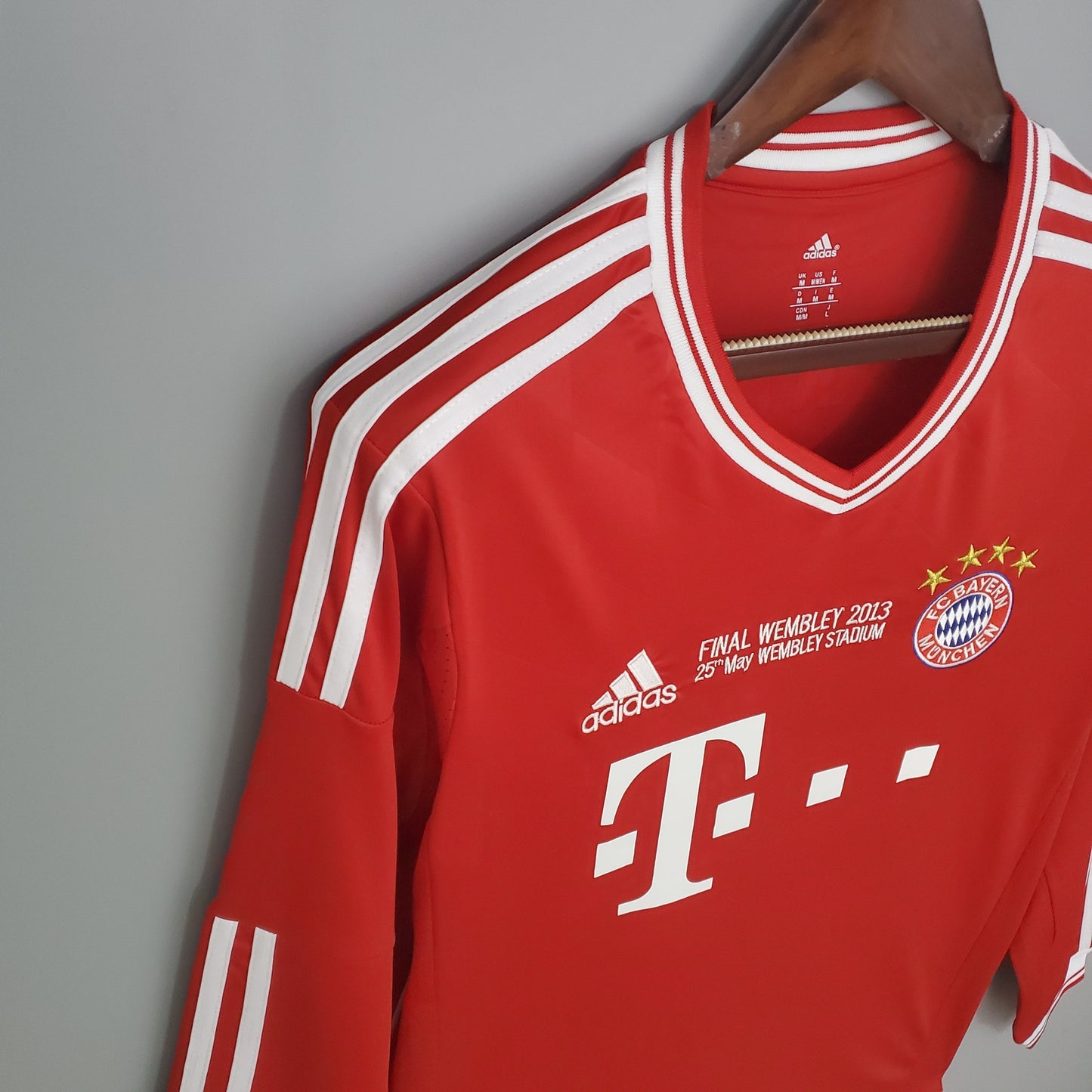 Bayern München Home Jersey 13-14 Retro Long Sleeve