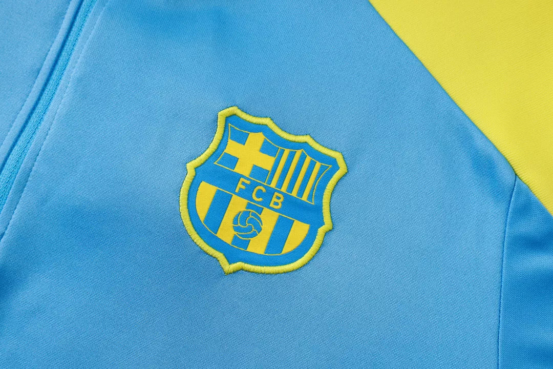Tuta Barcelona Blu Half-Zip 25/26 Uomo | Tuta da Calcio - CalcioVivo