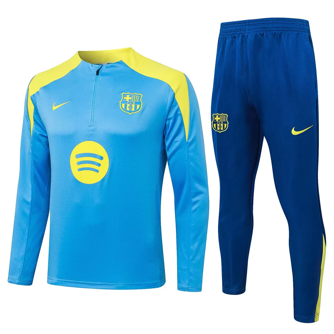 Tuta Barcelona Blu Half-Zip 25/26 Uomo | Tuta da Calcio - CalcioVivo