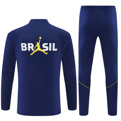 Tuta Brasile Blu Scuro 2026 Uomo | Tuta da Calcio - CalcioVivo