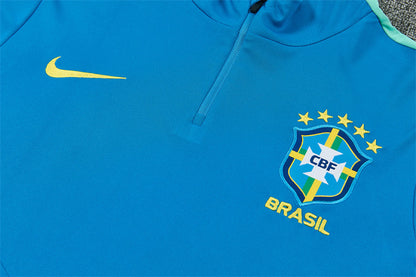 Tuta Brasile Blu/Verde Scuro 2026 Uomo | Tuta da Calcio - CalcioVivo