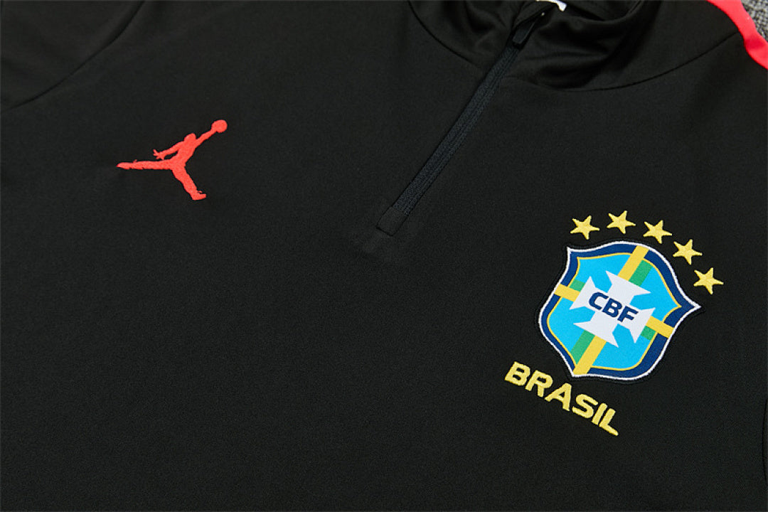 Tuta Brasile Nera 2026 Uomo | Tuta da Calcio - CalcioVivo