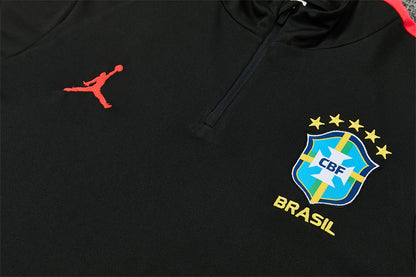 Tuta Brasile Nera 2026 Uomo | Tuta da Calcio - CalcioVivo
