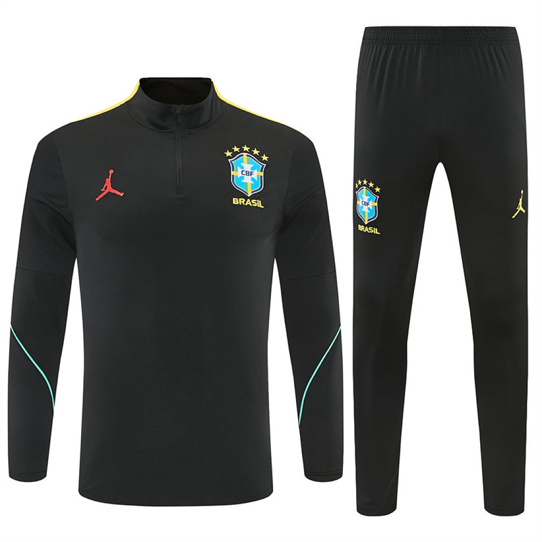 Tuta Brasile Nera 2026 Uomo | Tuta da Calcio - CalcioVivo