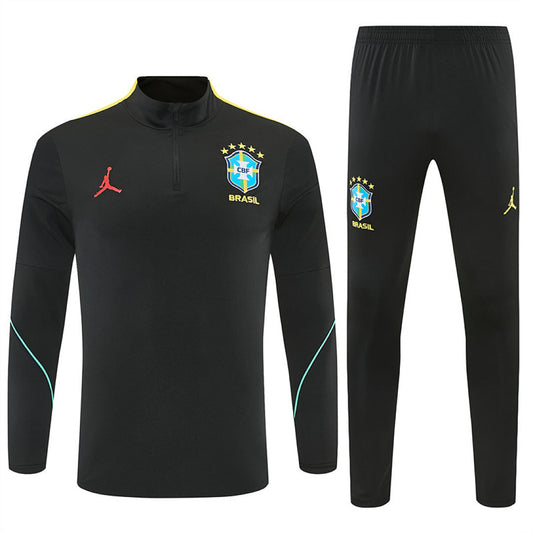 Tuta Brasile Nera 2026 Uomo | Tuta da Calcio - CalcioVivo
