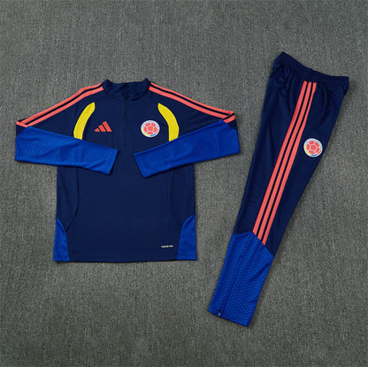 Tuta Colombia Blu Half-Zip 26/27 Uomo | Tuta da Calcio - CalcioVivo