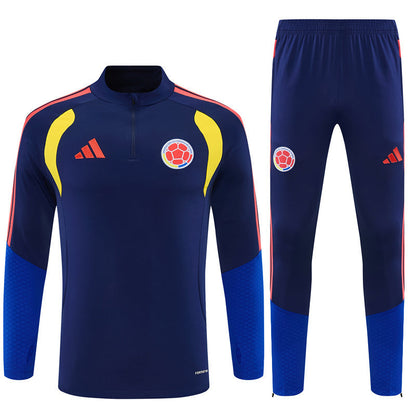 Tuta Colombia Blu Half-Zip 26/27 Uomo | Tuta da Calcio - CalcioVivo