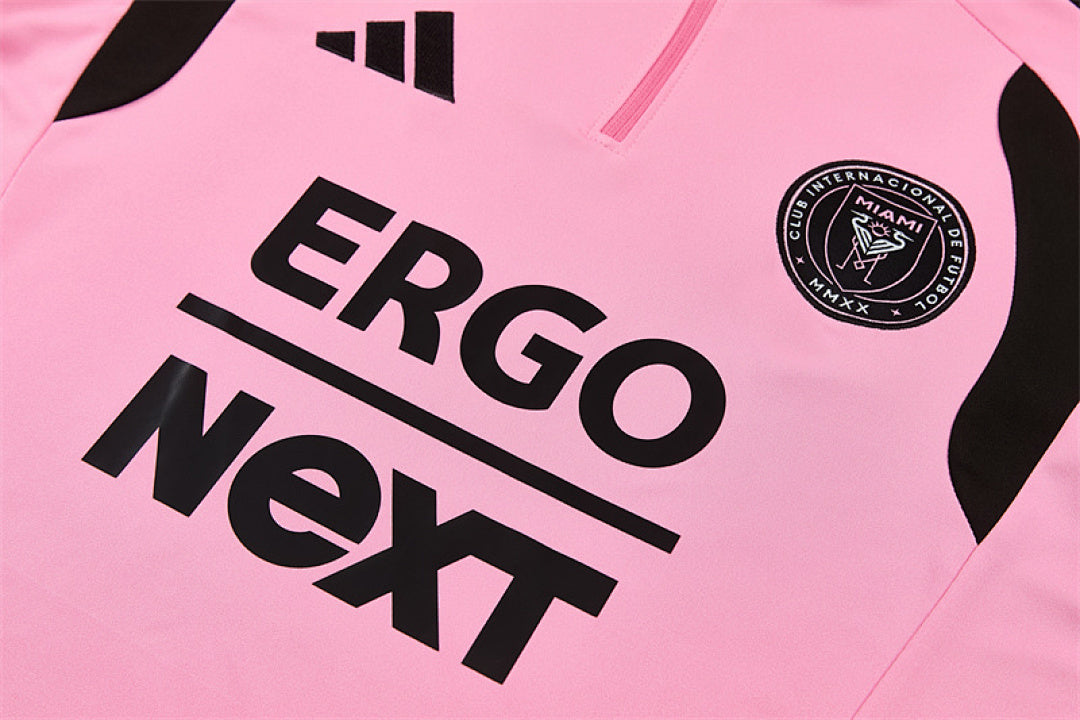 Tuta Inter Miami Rosa/Nero Half-Zip 26/27 Uomo | Tuta da Calcio - CalcioVivo