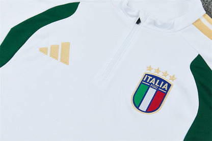 Tracksuit Italy White/Green 2026 - CalcioVivo