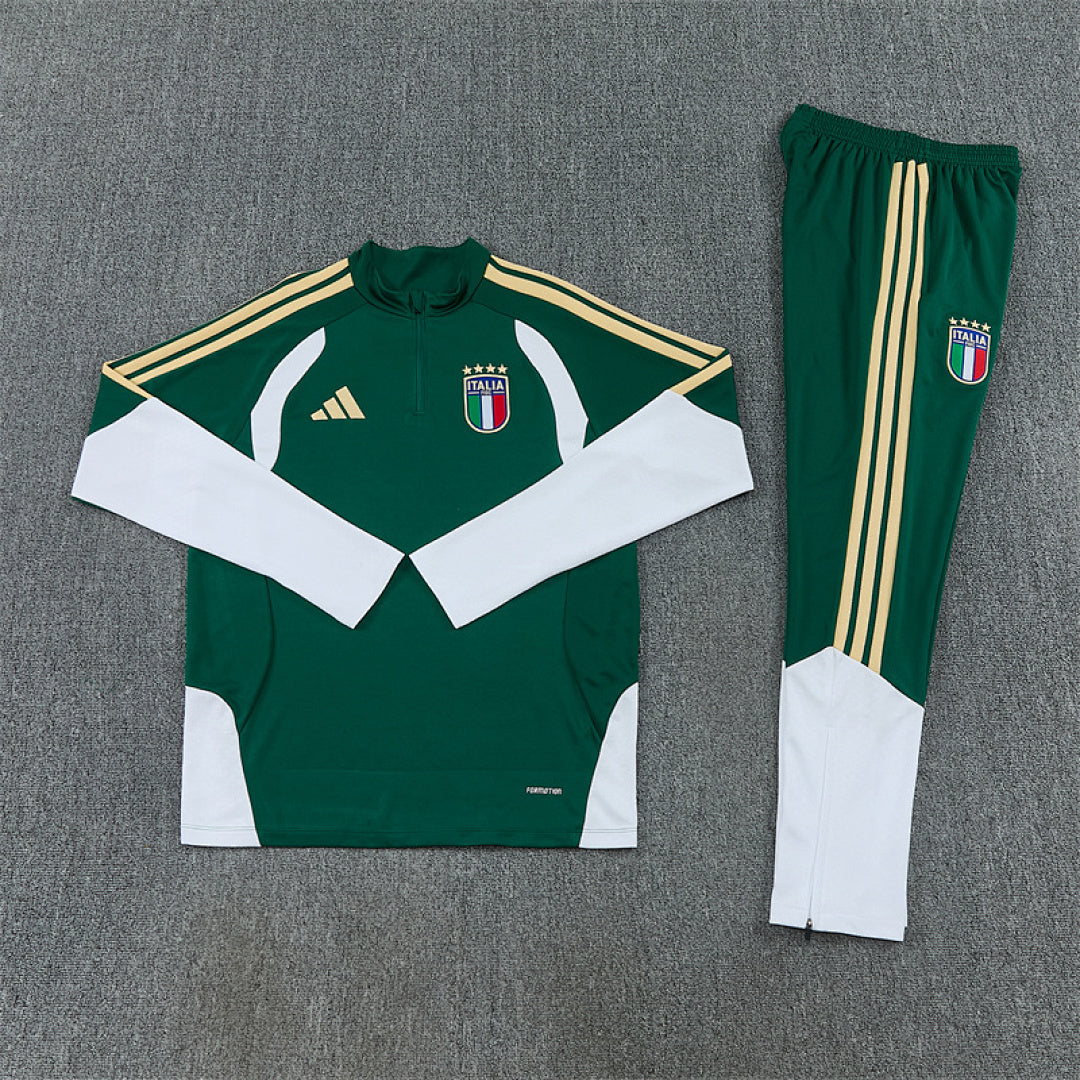 Tracksuit Italy Green 2026 - CalcioVivo