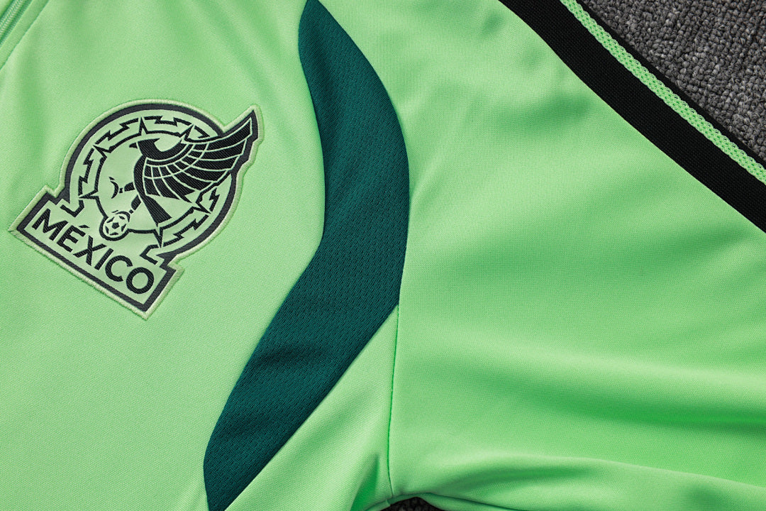 Tuta Messico Verde Half-Zip Uomo 2026 | Tuta da Calcio - CalcioVivo
