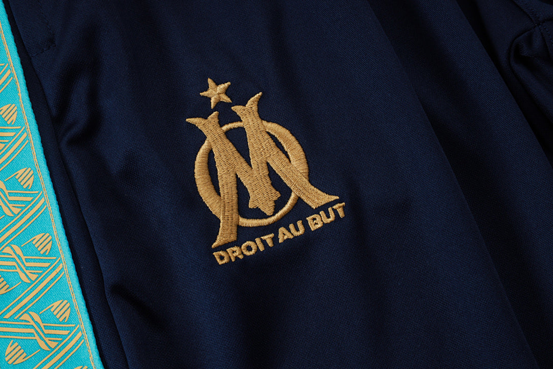 Tracksuit Olympique Marseille White/Blue 25/26 - CalcioVivo