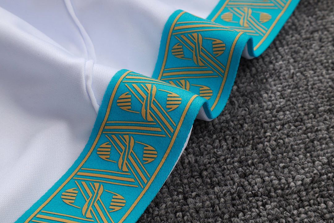 Tracksuit Olympique Marseille White/Blue 25/26 - CalcioVivo