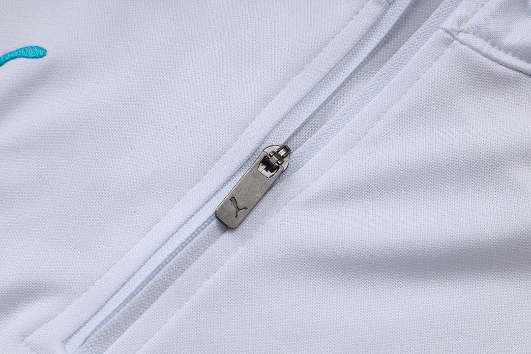 Tracksuit Olympique Marseille White/Blue 25/26 - CalcioVivo