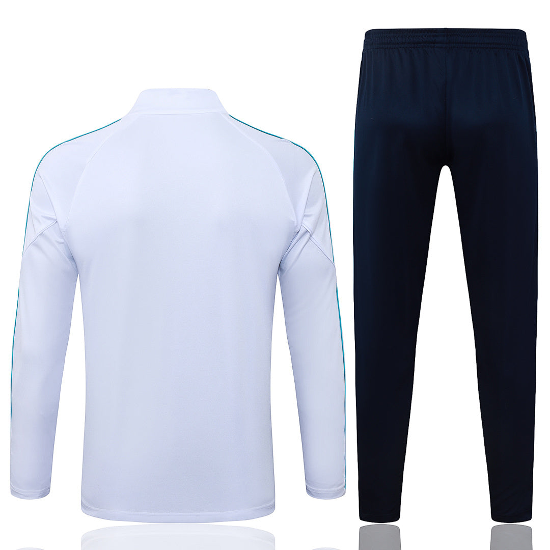 Tracksuit Olympique Marseille White/Blue 25/26 - CalcioVivo