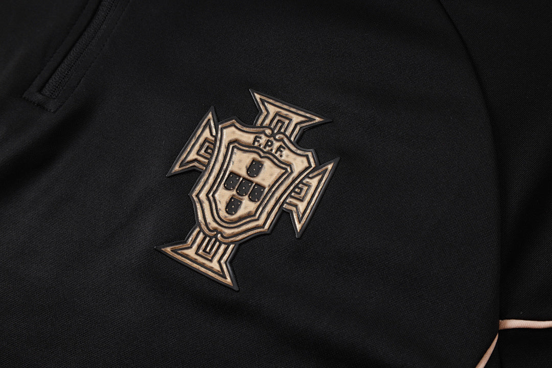 Tuta Portogallo Nera 25/26 Uomo | Tuta da Calcio - CalcioVivo