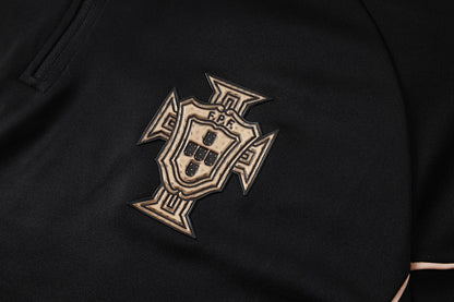 Tuta Portogallo Nera 25/26 Uomo | Tuta da Calcio - CalcioVivo