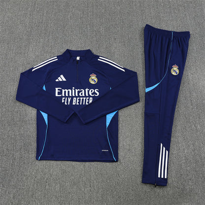 Tracksuit Real Madrid Dark Blue 25/26 - CalcioVivo