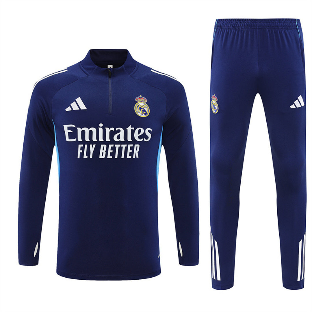 Tracksuit Real Madrid Dark Blue 25/26 - CalcioVivo
