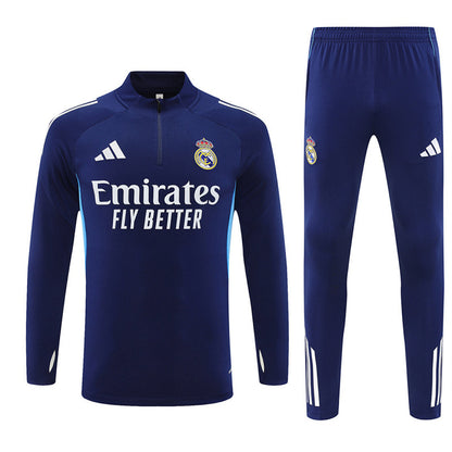 Tracksuit Real Madrid Dark Blue 25/26 - CalcioVivo
