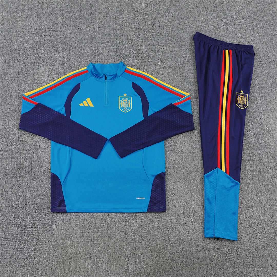 Tracksuit Spain Blue 2026 - CalcioVivo
