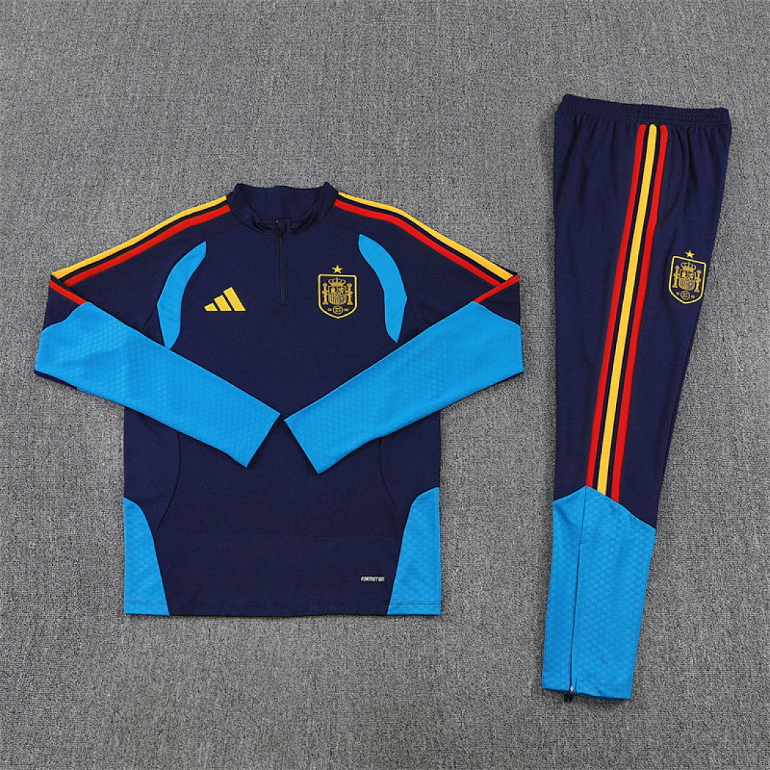 Tracksuit Spain Dark Blue 2026 - CalcioVivo