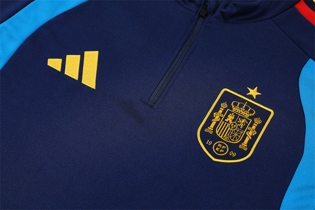 Tracksuit Spain Dark Blue 2026 - CalcioVivo
