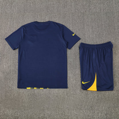 Kit Shirt + Shorts Atlético de Madrid Blue/Yellow 25/26