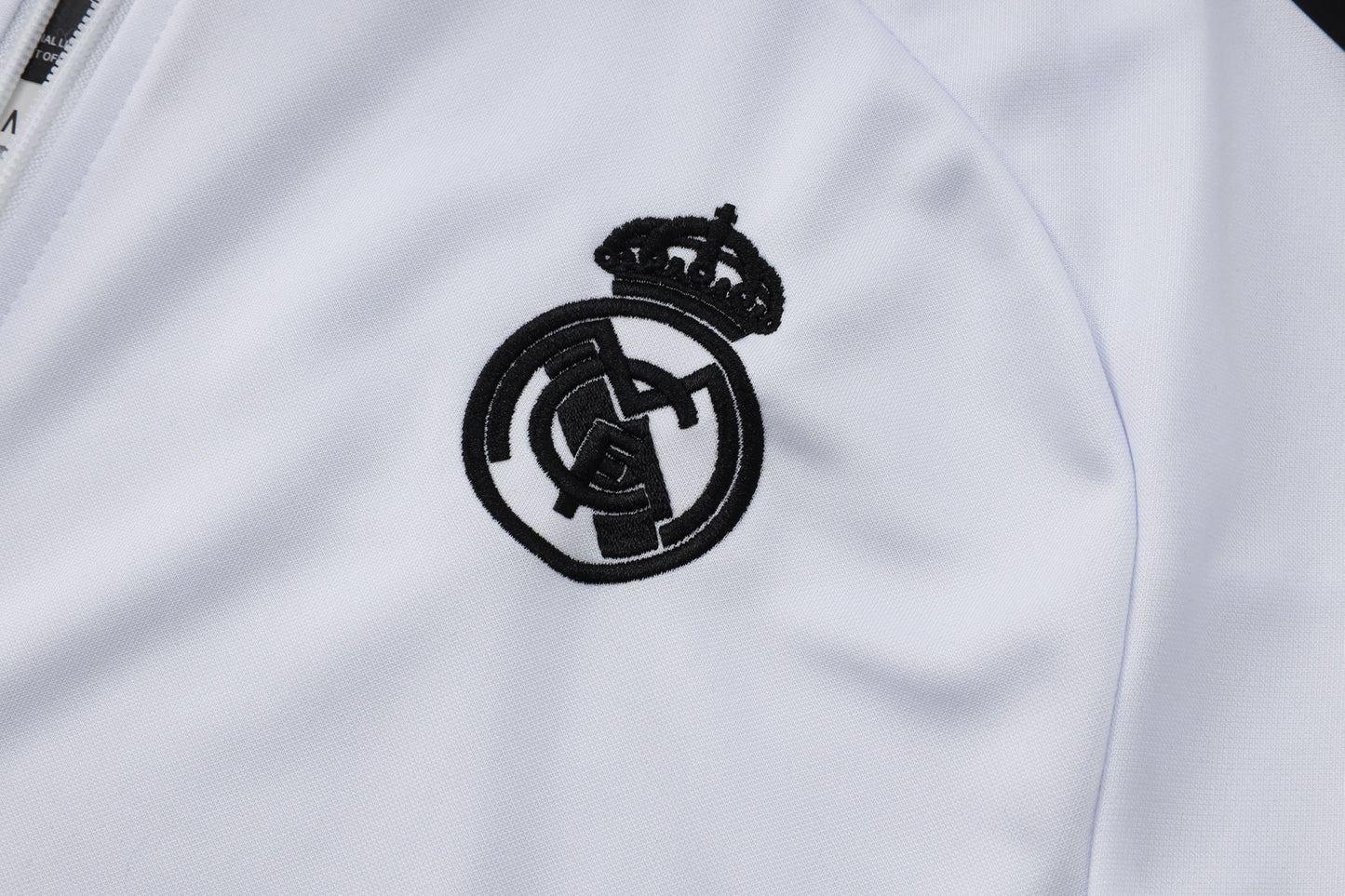 Real Madrid White Tracksuit Full-Zip 25/26