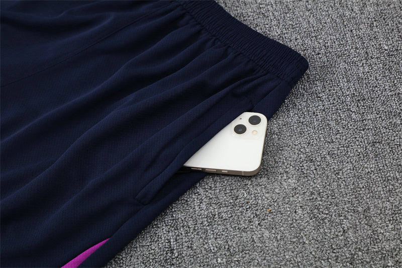 Kit Shirt + Shorts Barcelona Magenta/Dark Blue Training 25/26
