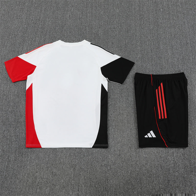 Kit Shirt + Shorts Ajax White/Black Training 25/26