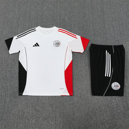 Kit Shirt + Shorts Ajax White/Black Training 25/26