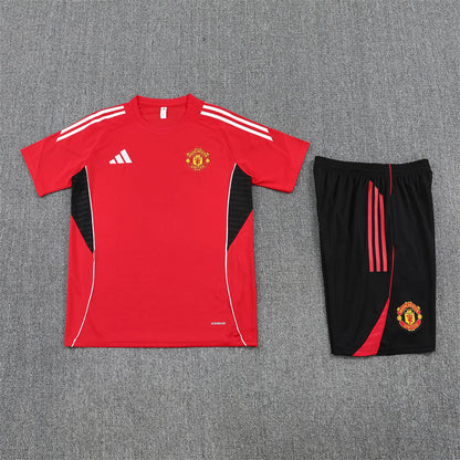 Kit Shirt + Shorts Manchester United Red/Black Training 25/26
