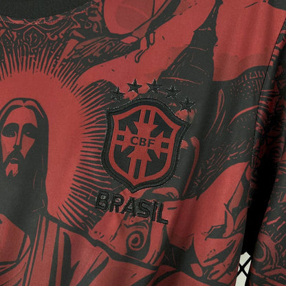 Brazil Christ the Redeemer Special Edition Red Jersey 2025