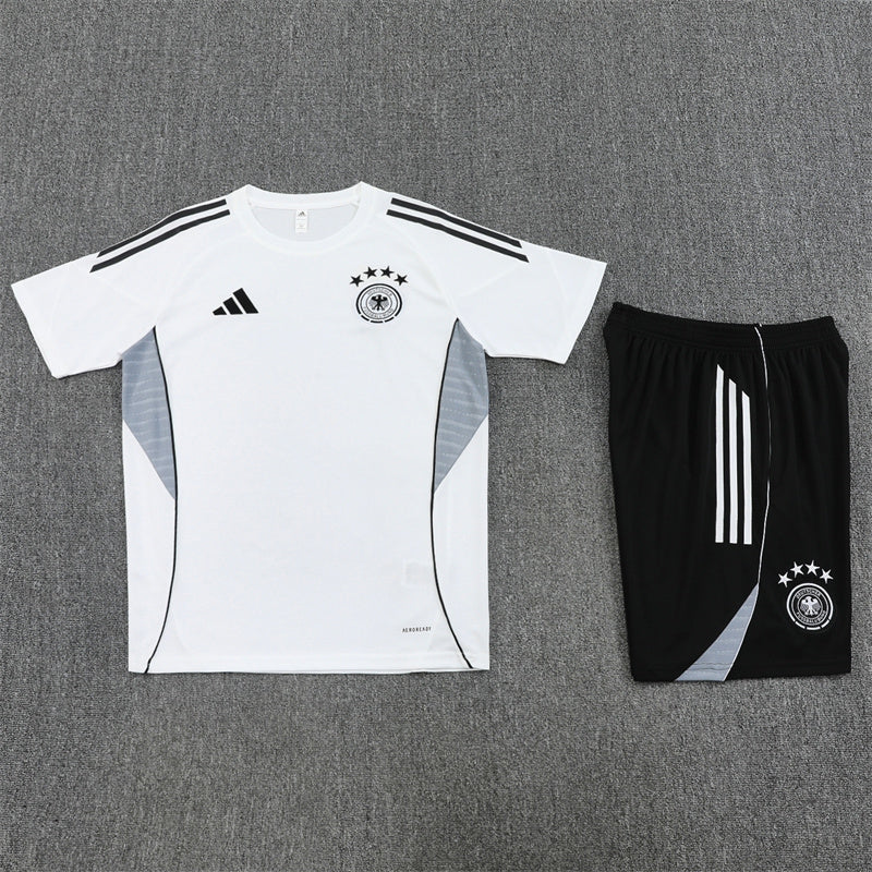 Kit Shirt + Shorts Germany White/Black Training 25/26