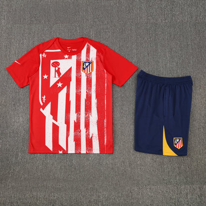 Kit Shirt + Shorts Atlético de Madrid Red/Blue 25/26