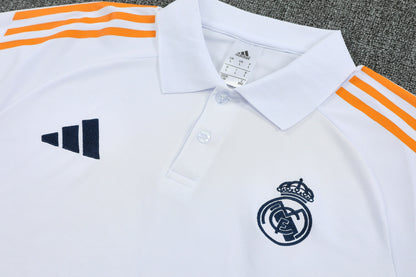 Kit Polo + Pants Real Madrid White/Blue 25/26