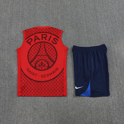Kit Tank Top + Shorts PSG Training Red/Blue 25/26