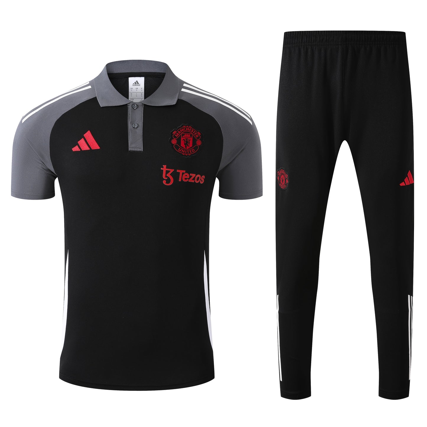 Kit Polo + Pants Manchester United Black 25/26
