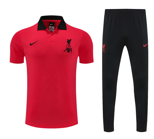 Kit Polo + Pants Liverpool Red/Black 25/26
