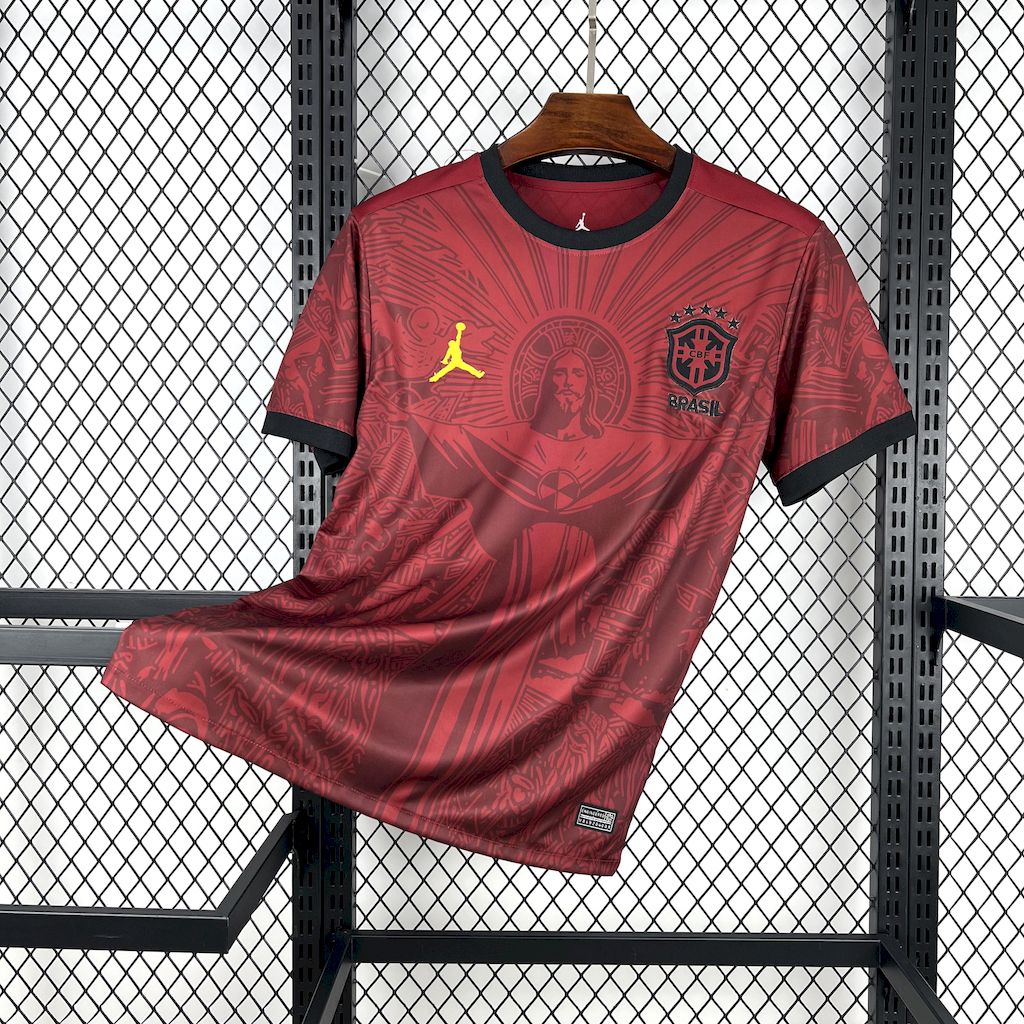 Brazil 2025-26 Jordan Maroon Special Edition Jersey