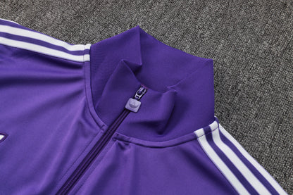Real Madrid Purple Tracksuit Full-Zip 25/26