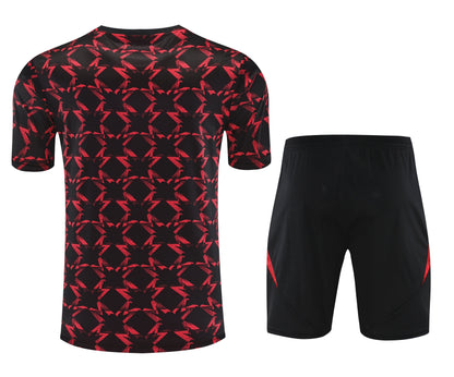 Kit Shirt + Shorts Manchester United Black/Red Training 25/26