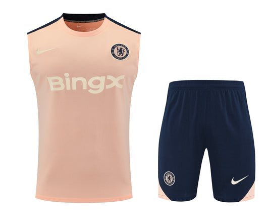 Tank Top + Shorts Chelsea Pink/Black Training Kit 25/26