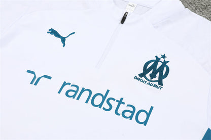 Tracksuit Olympique Marseille White Training 24/25