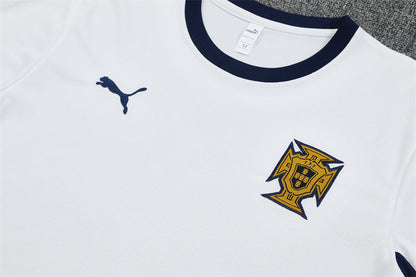 Kit Shirt + Shorts Portugal Blue/White Training 25/26