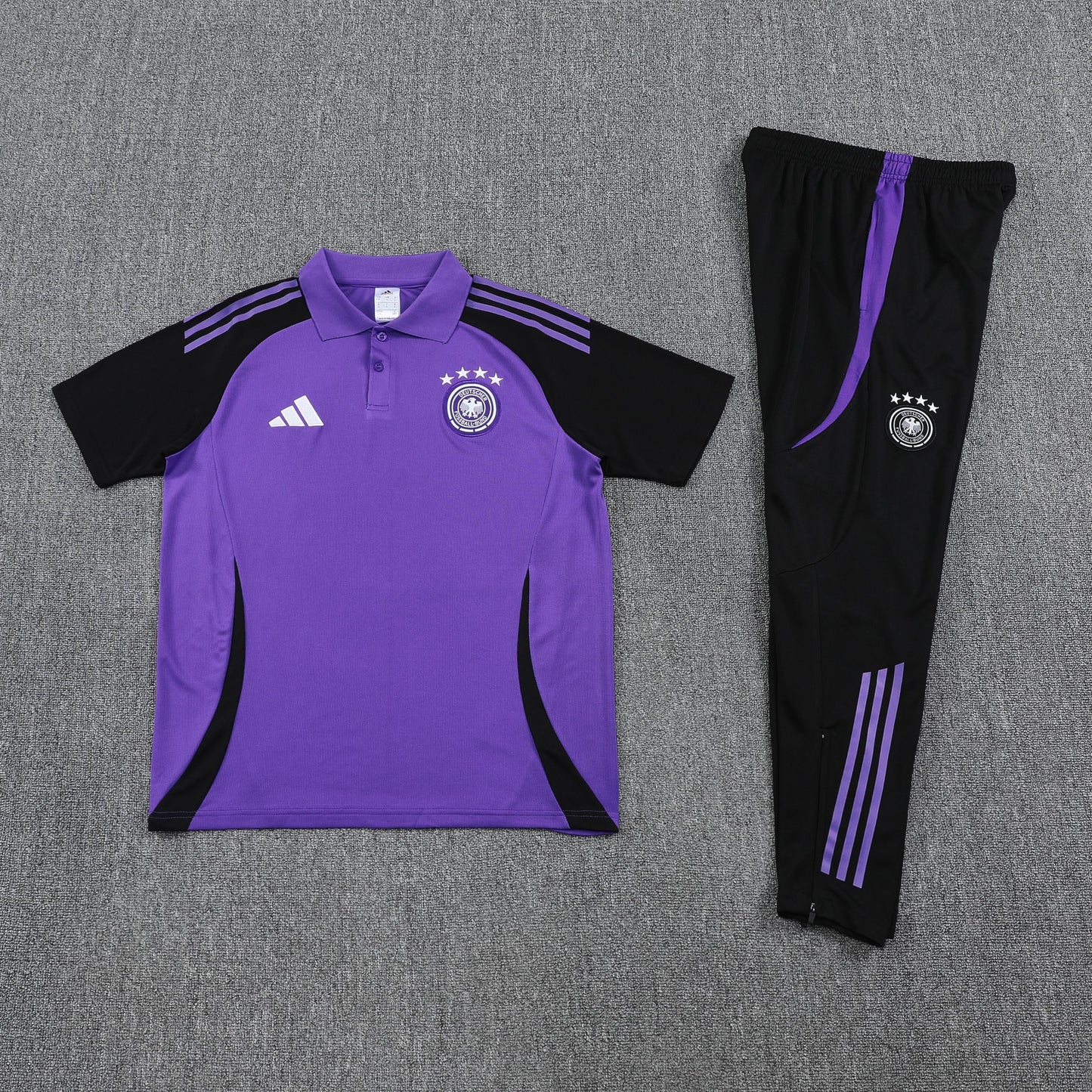 Kit Polo + Pants Germany Purple/Black 25/26