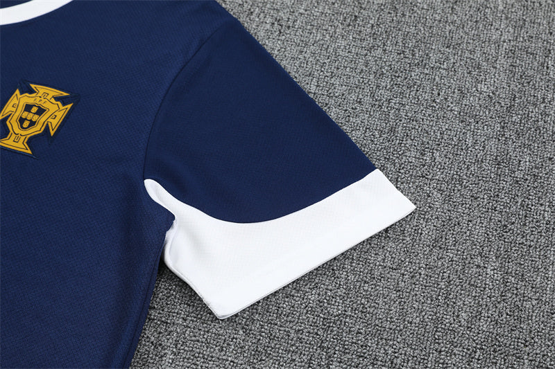 Kit Shirt + Shorts Portugal Blue Training 25/26