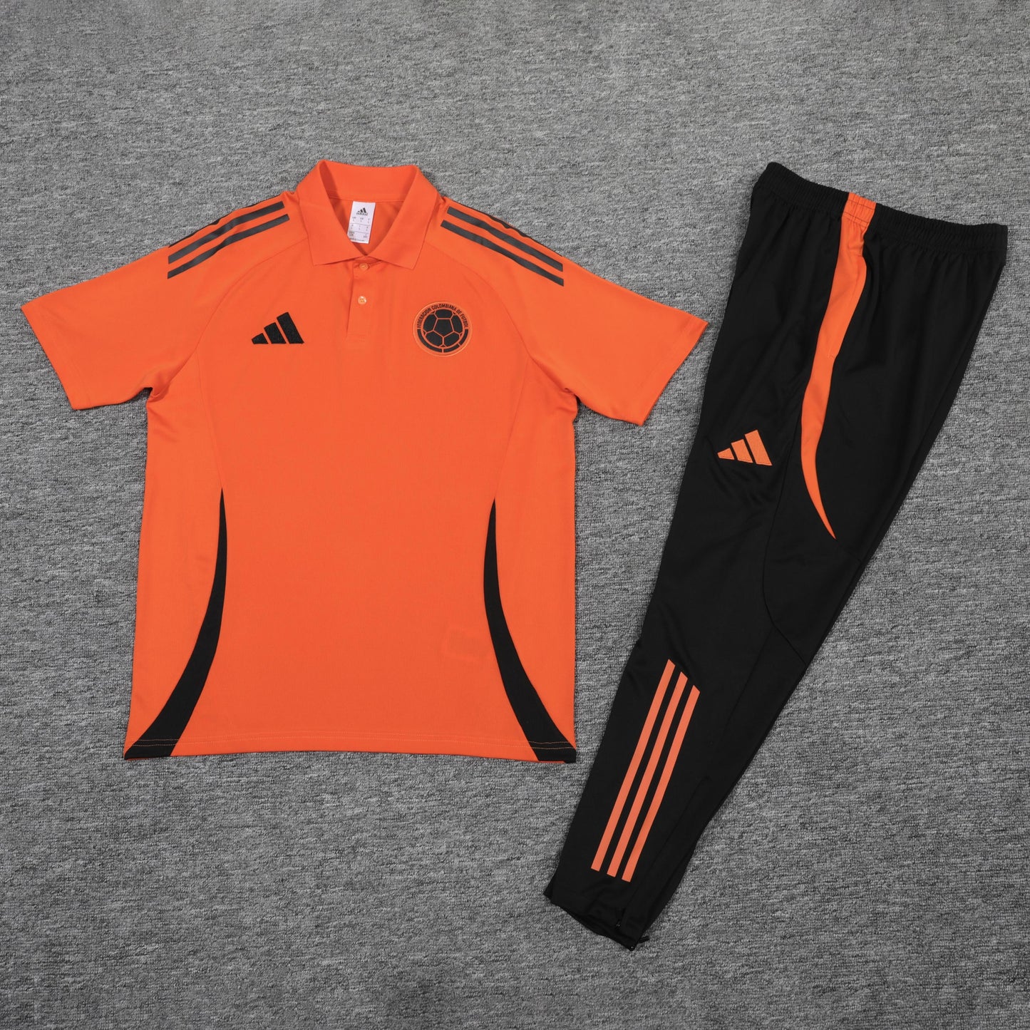 Kit Polo + Pants Colombia Red/Black 25/26