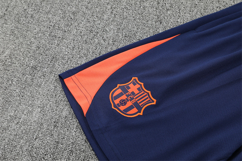 Kit Shirt + Shorts Barcelona Blue/Orange 25/26